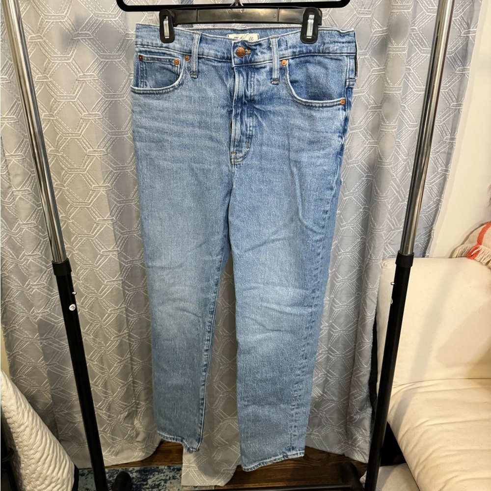 Madewell High Rise Straight Leg Jeans size 30